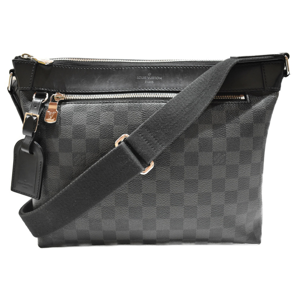 LOUIS VUITTON Mick Damier Graphite Black Shoulder Bag Messenger